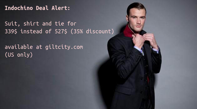 [EXPIRED] Indochino Deal Alert: Get 35% off with Gilt City Indochino Deal