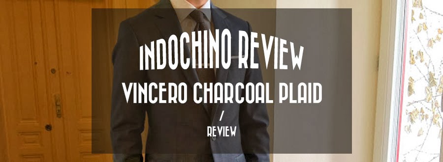 Indochino Review: Vincero Charcoal Plaid Suit