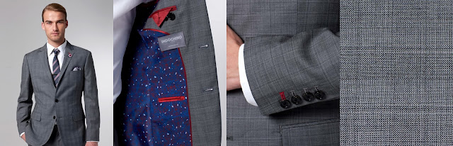 Superhero Grey Checked Suit - 429$