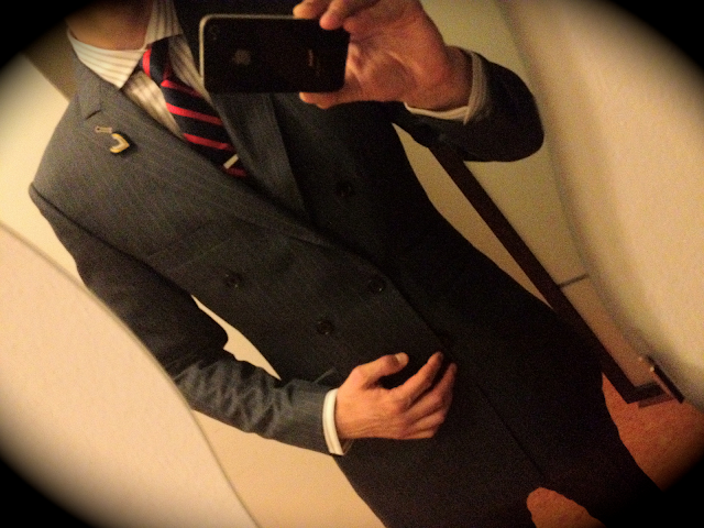 Coming Soon: A Review of the double-breasted Indochino Superhero Pinstripe Suit