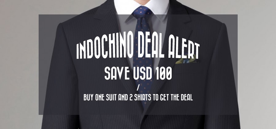 Indochino Deal Alert: $100 on purchases of a suit and 2 shirts