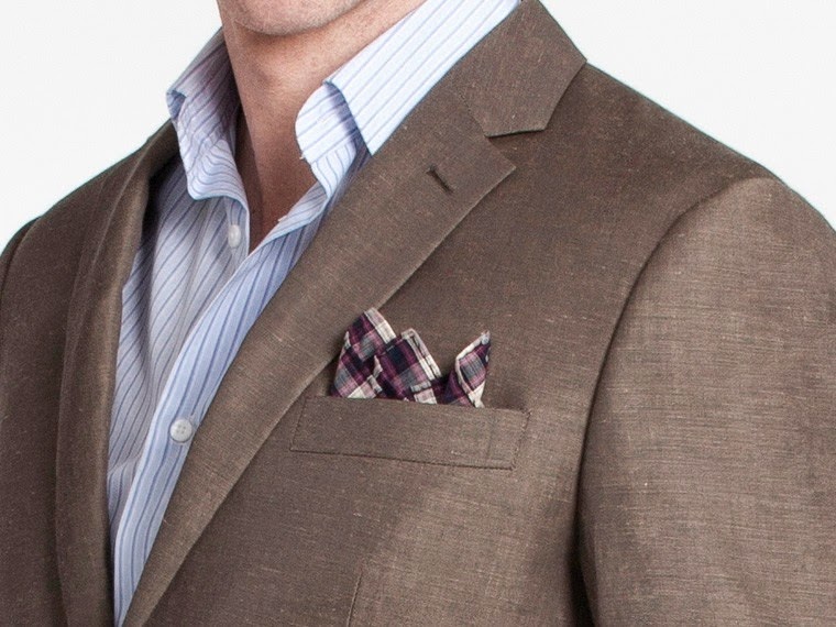 Indochino Olive Linen