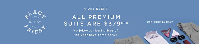 Black Friday in May? All Indochino Premium suits for just USD 379